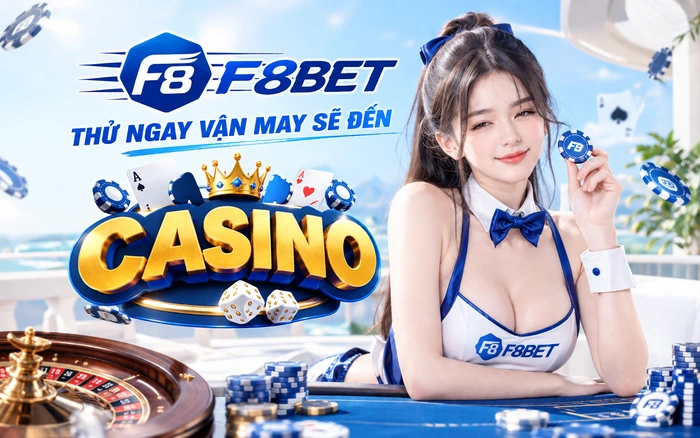 Casino F8BET: Live Casino Xanh Chín, Thưởng Nạp Đầu 100%